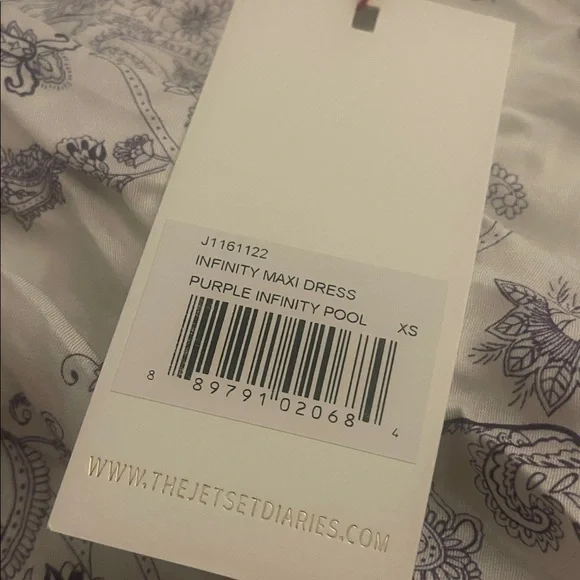 The Jetset Diaries Purple Floral Infinity Maxi Dress - Picture 5 of 5